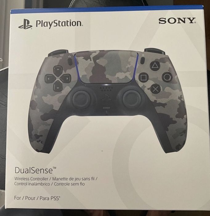 PS5 джойстик Gray Camouflage – запазен, като нов