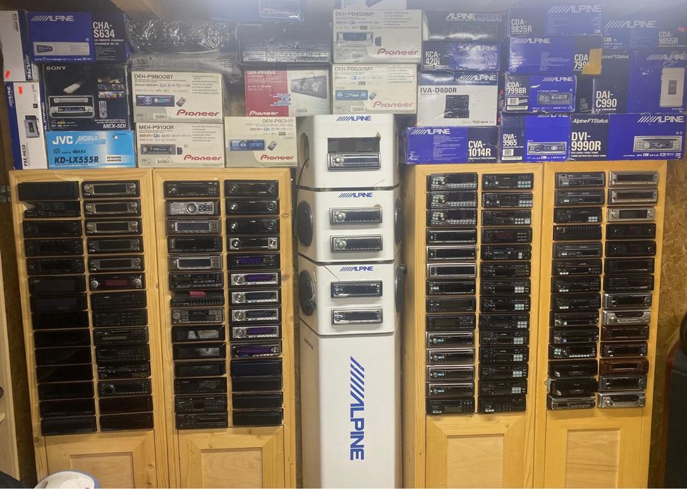 Cd player auto/Caset/Minidisc/Boxe/Amplif Old school Colectie