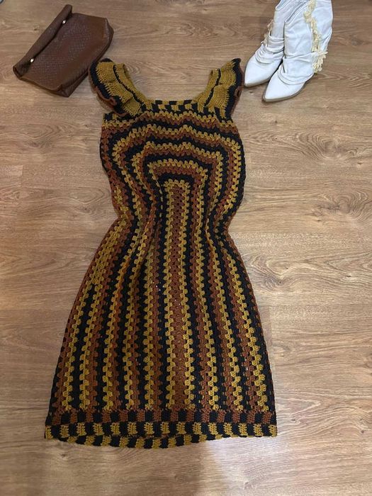 Зара zara рокля плетиво