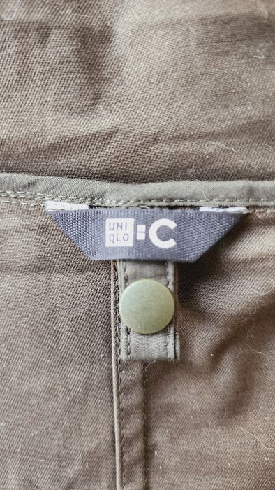 Зеленая куртка Uniqlo, размер S-М