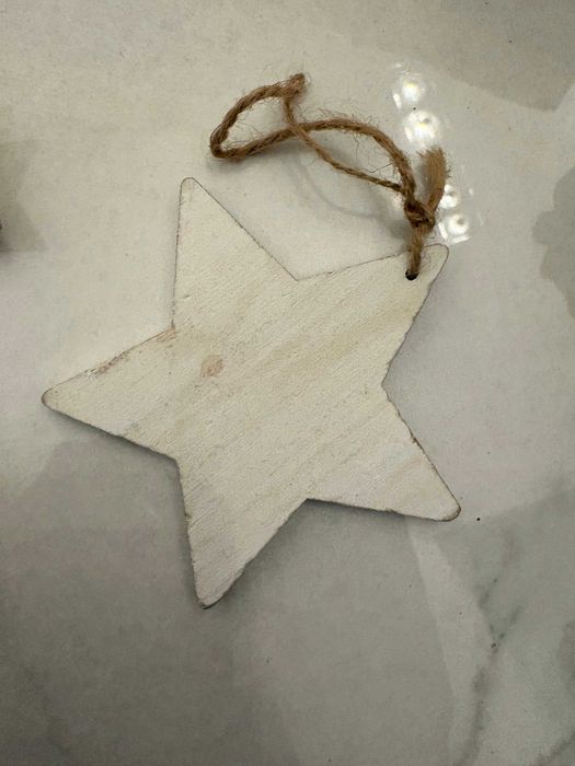 Set 5 stele lemn vechi Germania anii 70 80 pentru brad Craciun