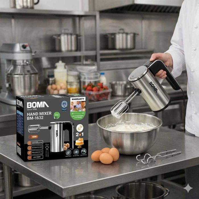 Професионален миксер Boma BM1632 650W Ръчен миксер