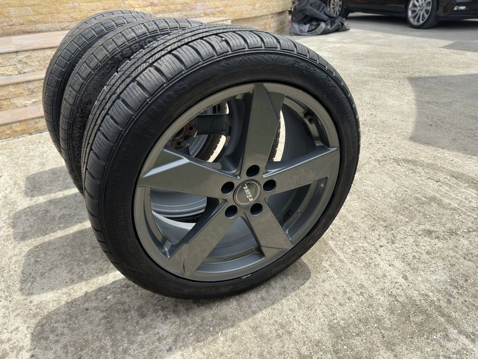 Vand 4 Jante Audi 18 inch cu Anvelope M+S 245 40 18