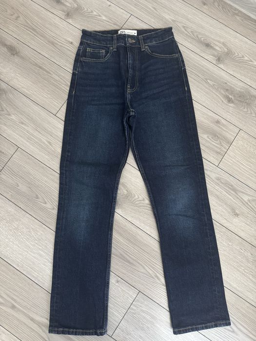 Blugi Slim fit Zara, marimea 34, albastru inchis