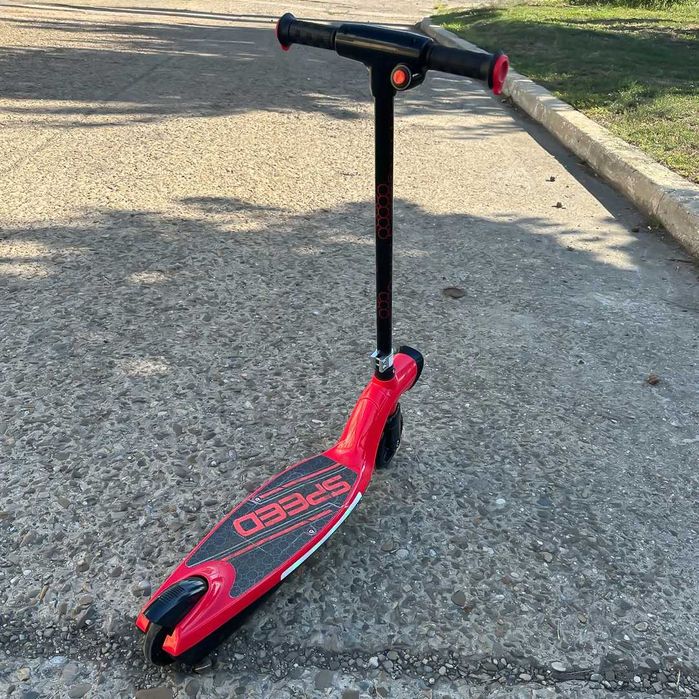 Trotineta electrica Kinderauto BJKL168, 45W, 12V 7Ah roti moi RED