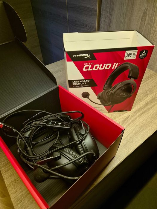 Гейминг слушалки HyperX - Cloud II, черни