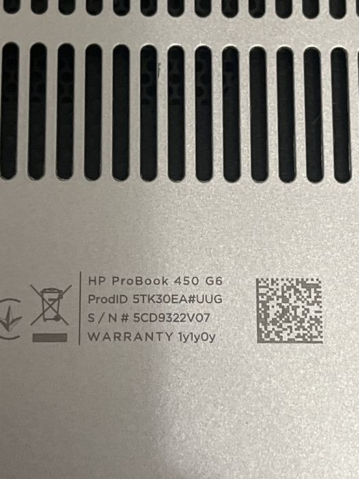 HP ProBook 450 G6  / i7 Gen 8 / SSD 256 GB / 8 GB RAM