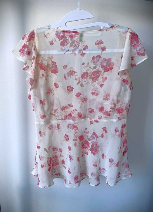 Benetton - ефирна дамска лятна блузка