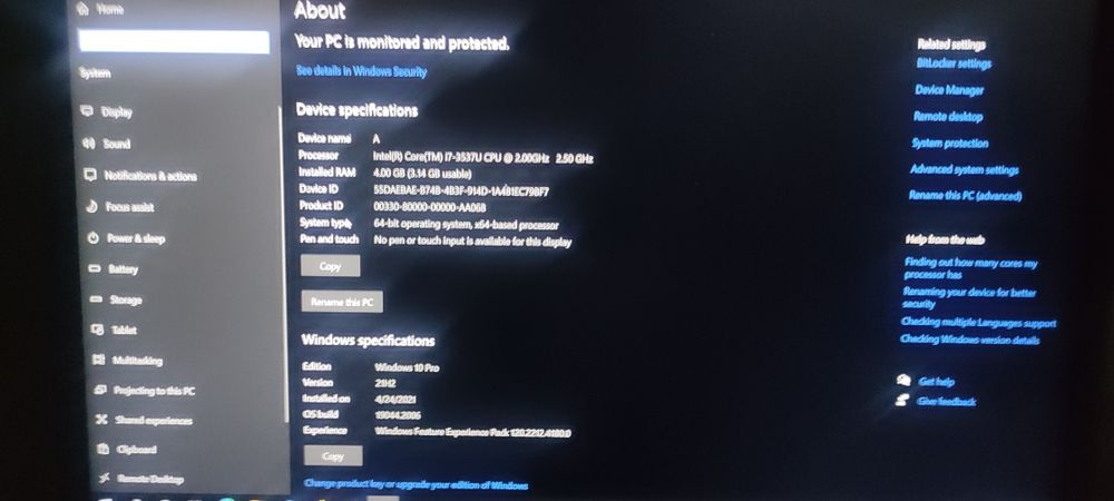 Laptop samsung 1150g slim i7