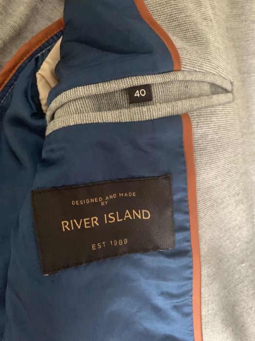 Елегантно сиво сако river island
