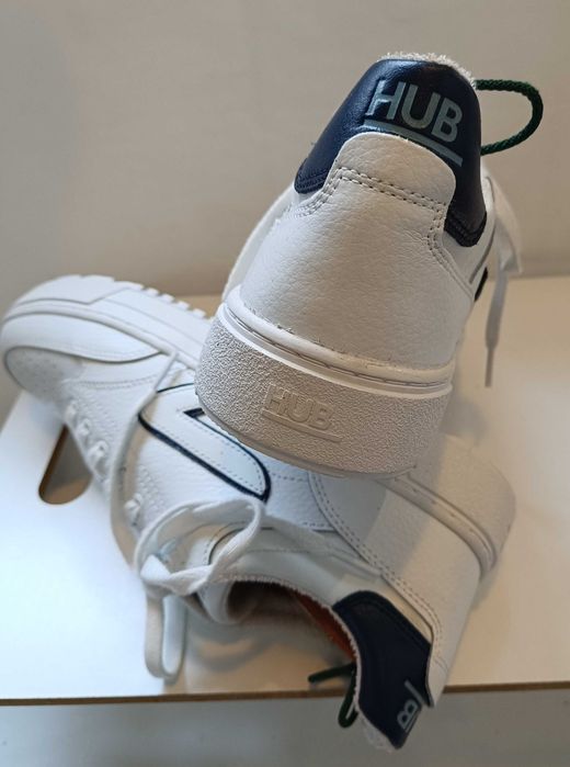Pantofi sport casual 44 premium HUB NOI piele naturala moale