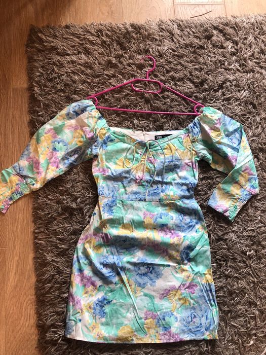 рокли Зара, червена рокля