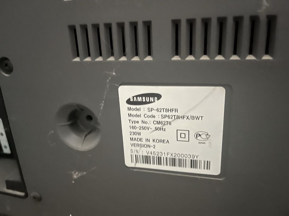 Телевизор samsung sp-62t8hfr