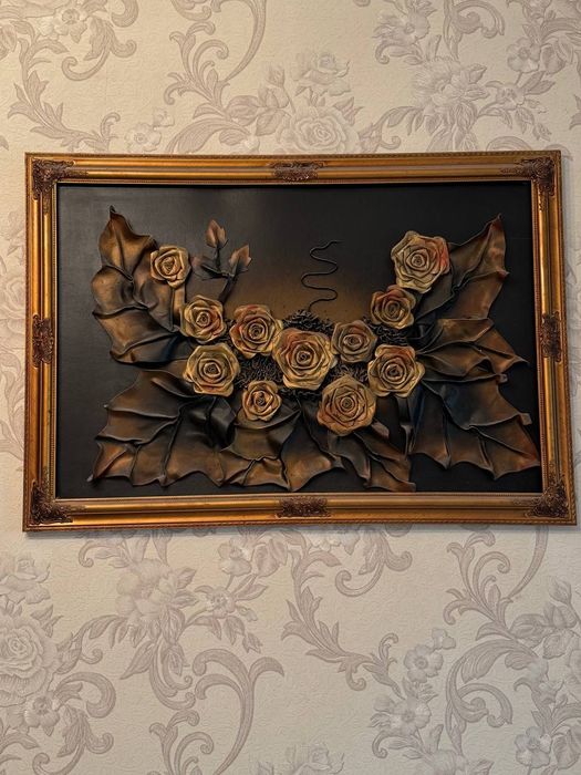 Картина кожа размер 100×70