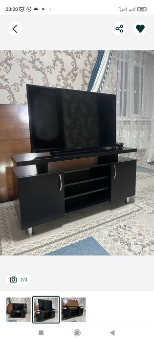 Телевизор сатамын подставкасымен