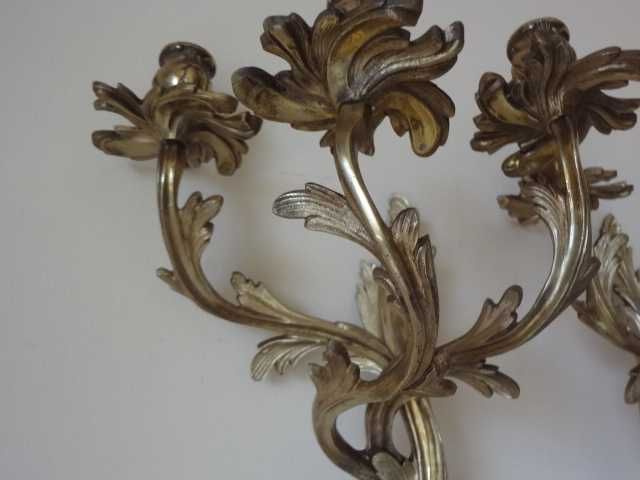 Комлект големи изящни свещници от Виена