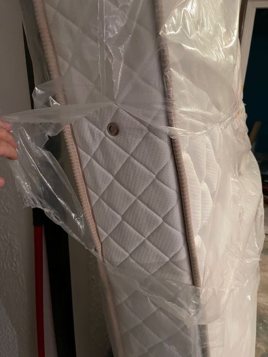 Детско тапицирано легло + матрак 90х200