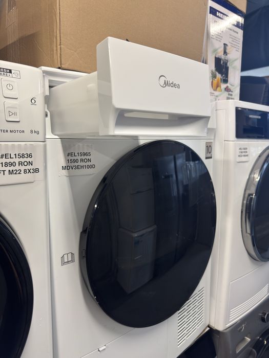 Uscator de rufe cu pompa de caldura Midea MDV3EH100D cu factura si garantie 12 luni