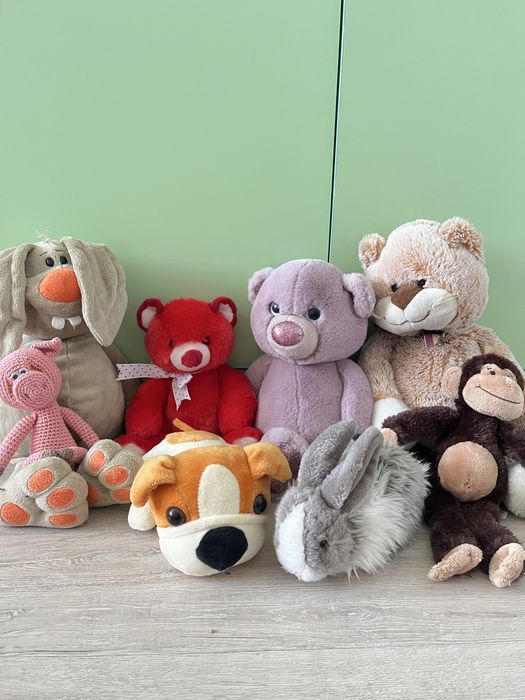 Игрушки басики, мишки, гарри поттер, кот, лемуры, basik