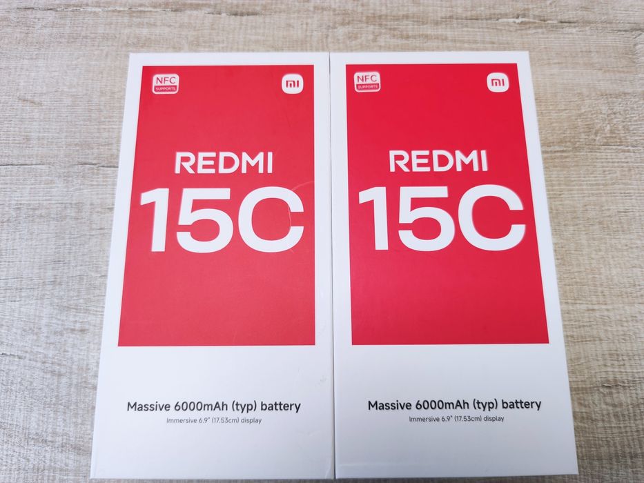 НОВ Xiaomi Redmi 15C 128GB 4RAM  2г. Гаранция!