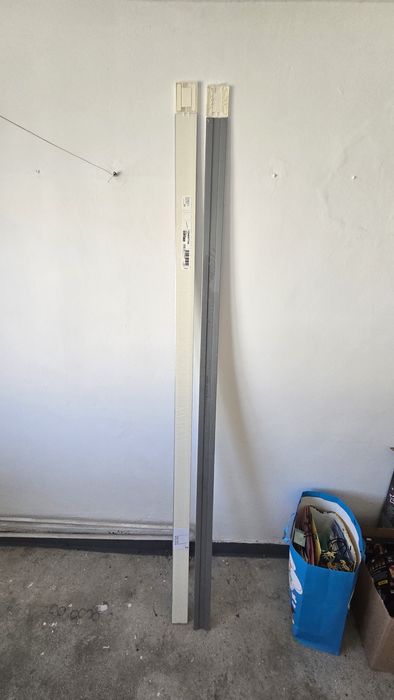 Plinta mobila bucatarie alb 220 x 8 cm noua FÖRBÄTTRA