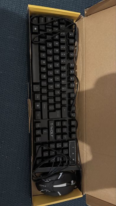 tastatura t wolf tf200 + mouse
