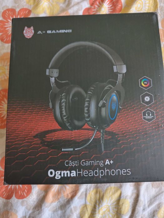 Casti gaming cu microfon - noi