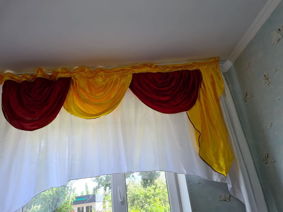 Тюль новые, ручная работа