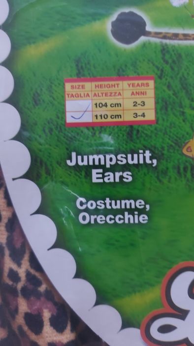 Vand costum leopard fetițe