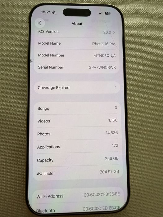 Айфон 16 про 256GB