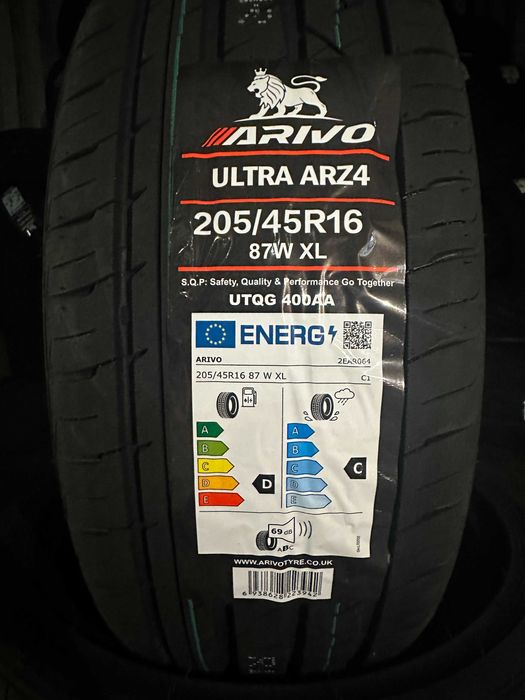 Нови летни гуми ARIVO ULTRA ARZ4 205/45R16 87W XL НОВ DOT