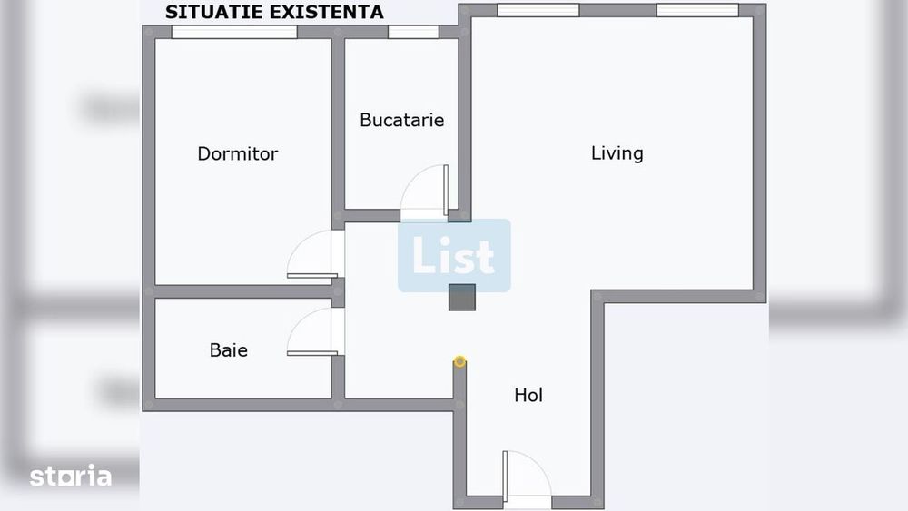 0% Comision | Apartament cu 2 camere si balcon | Central