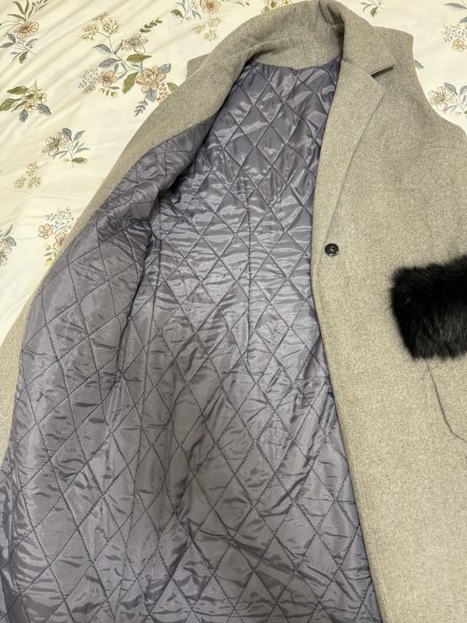 Теплая длинная жилетка