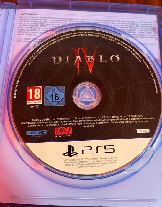 Vanzare/schimb Diablo IV PS5