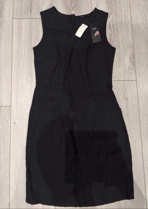 Продаётся брендовое летнее льняное платье M&S