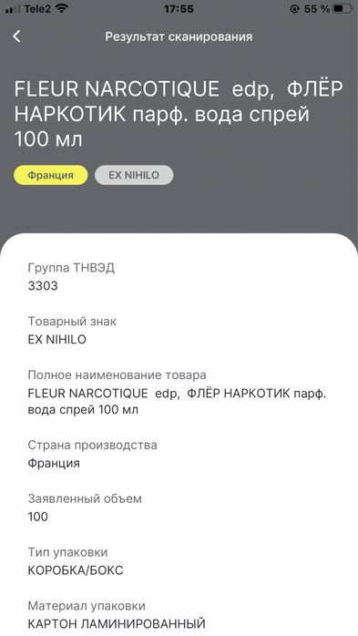 Наркотик парфюм оригинал