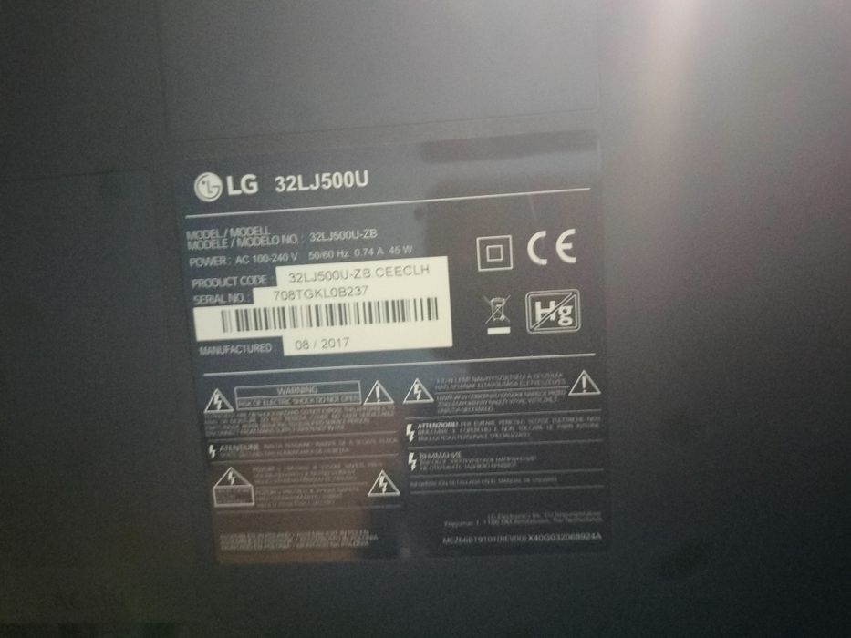 tv led Lg 81cm 260 de canale tv