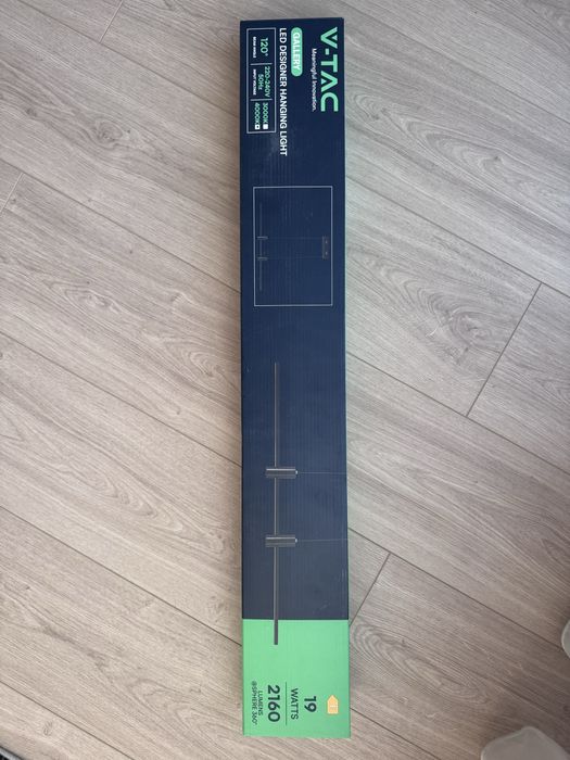 LED Пендел LED/19W/230V 4000K черен