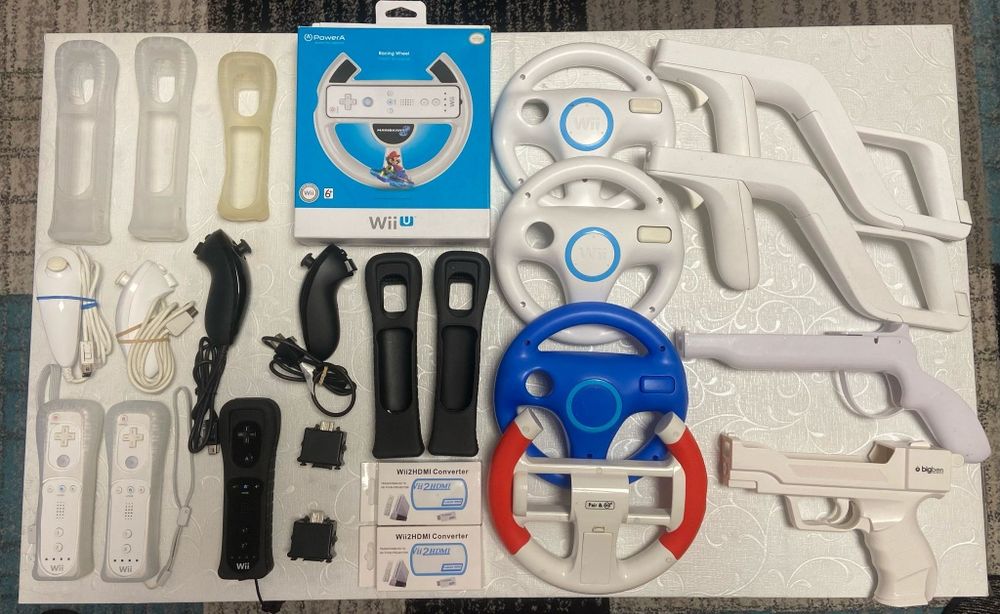 Accesorii Wii. Volan. Paleta. Maneta. Citiți descrierea Anunțului  !