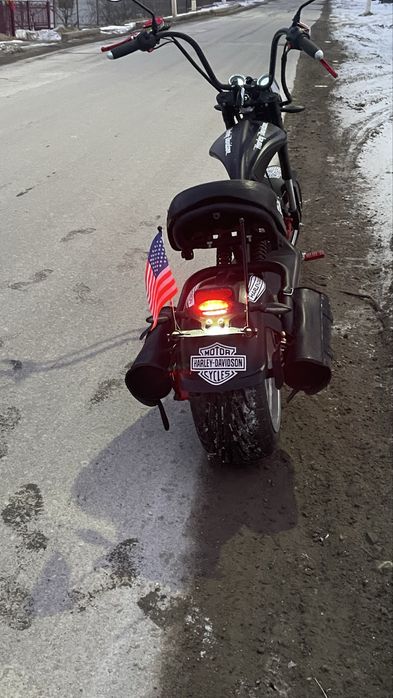 Scuter electric chopper (stil Harley) 3000W,60v,2baterii(30Ah+100Ah)