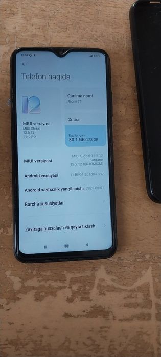 Redmi 9T 128 ha 4+2 garantiya