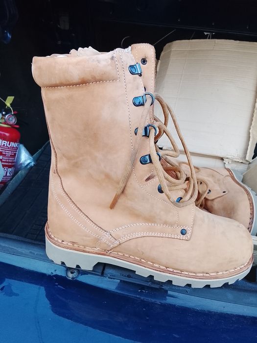 Bocanci de piele militari de vară 180 lei i