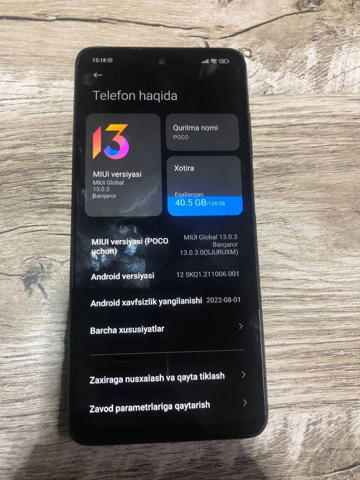 Poco x3 pro aybi yoʻq ideal telefon pubgga 60 fps Narxi kelishiladi