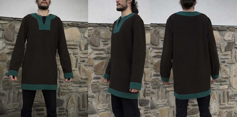 Tunică medievală - stofă