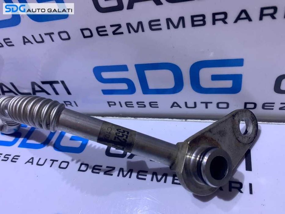 Conducta Teava Retur Ulei Turbo Turbina Turbosuflanta Fiat Linea 1.6 JTD Multijet 2007 - 2018 Cod 55247614