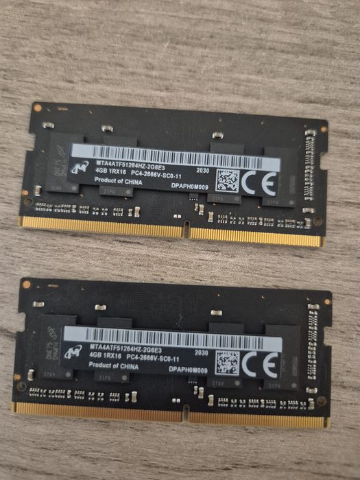 Memorie imac/laptop 2666 mhz 8gb ram 2x4 ddr4