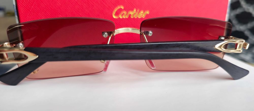 Ochelari de soare Cartier Horn Brown