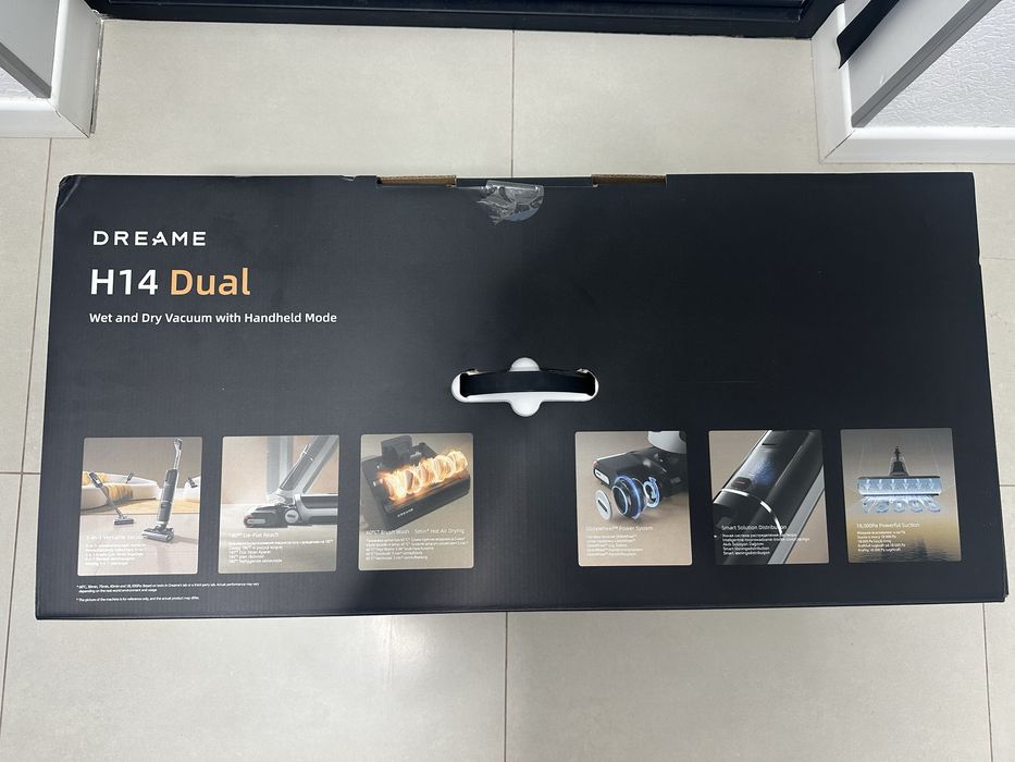 Продается пылесос DREAME H14 Dual черный