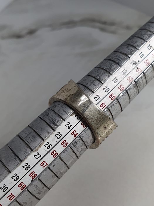 Inel din argint 925 cu piatra lunii – mărimea 63 – 14,73 g