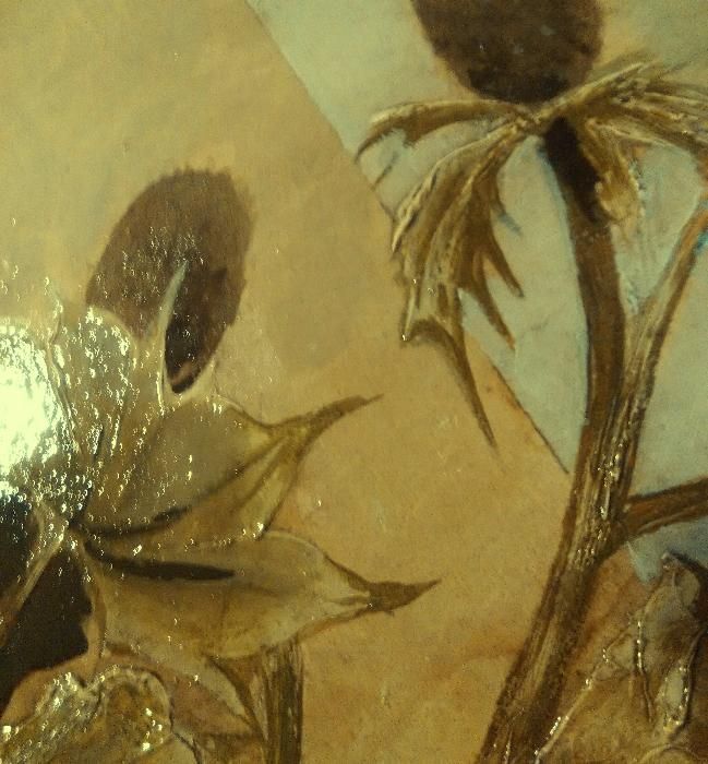 Картина "Увехнали божури"